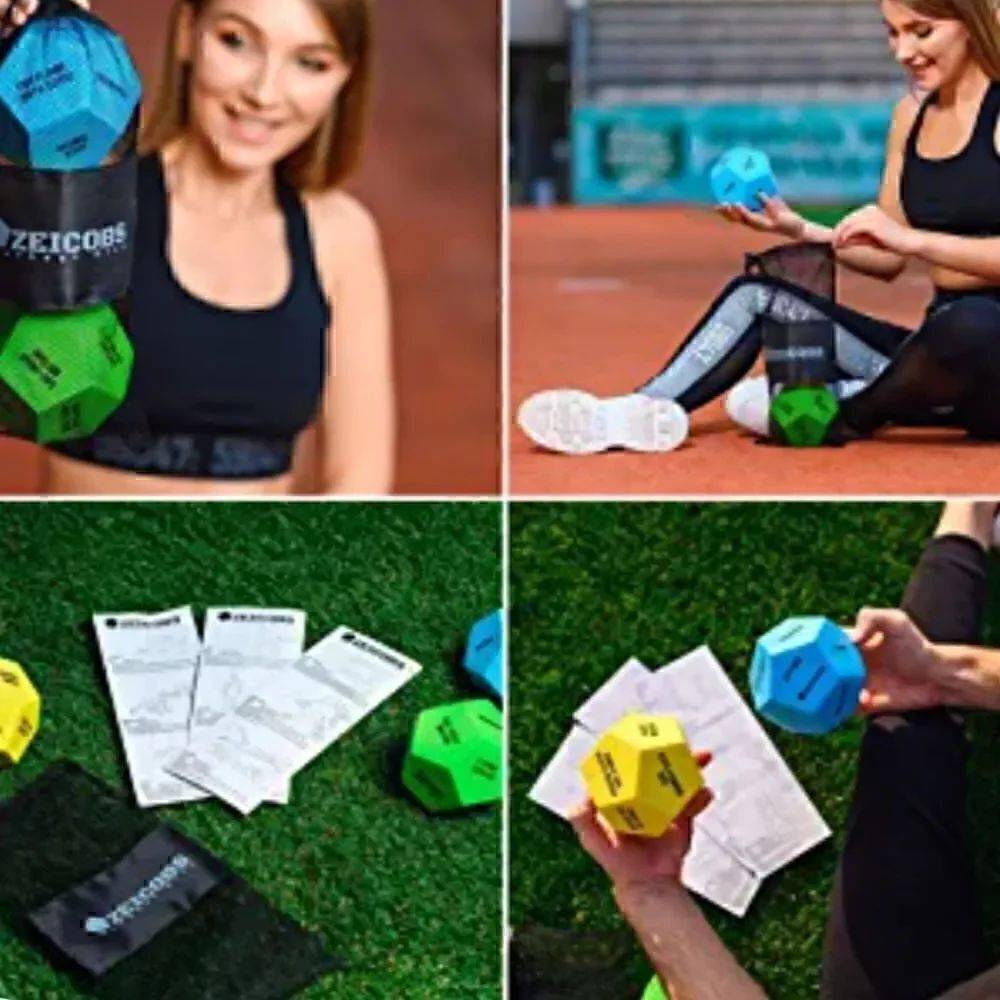 Zeicobs Workout Dice Set of 3 - Picture 3 of 10